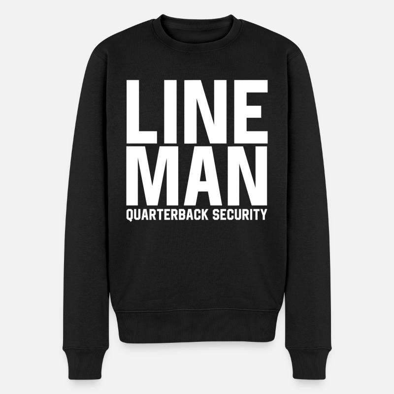 Lineman Quarterback Security - Pull Premium bio Homme - noir