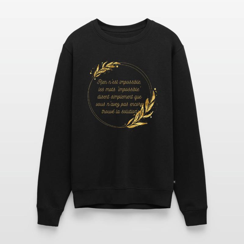 Impossible n'est pas Solution Pull Premium bio Homme
