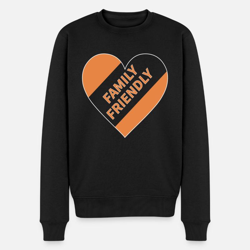 Adapté aux familles - Pull Premium bio Homme - noir