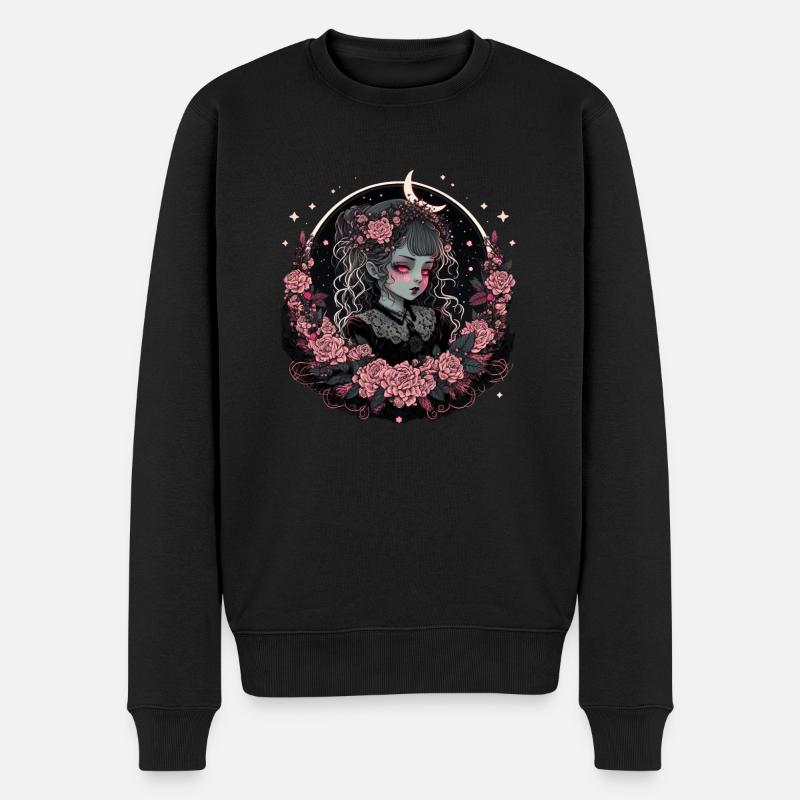 Sailor Lady gothique victorienne - Pull Premium bio Homme - noir