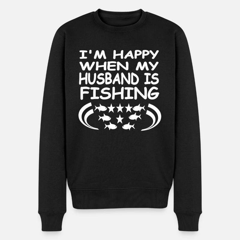 Pêche - Pull Premium bio Homme - noir