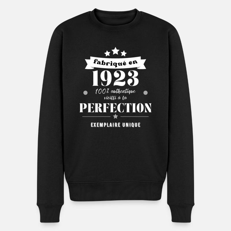 fabriqué en 1923 - Pull Premium bio Homme - noir