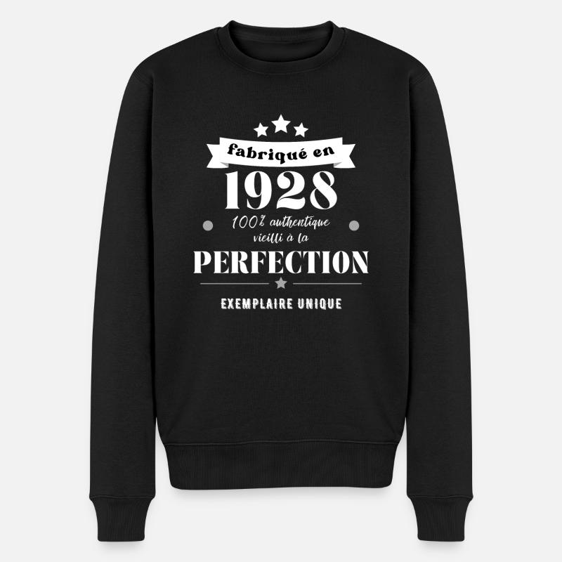 fabriqué en 1928 - Pull Premium bio Homme - noir