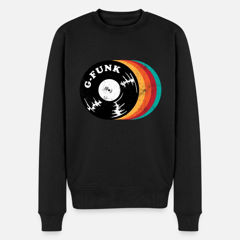 G-Funk Hip Hop - Pull Premium bio Homme - noir