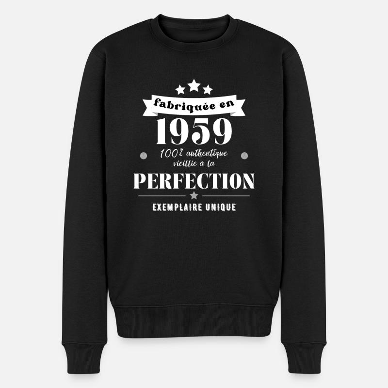 fabriquée en 1959 - Pull Premium bio Homme - noir