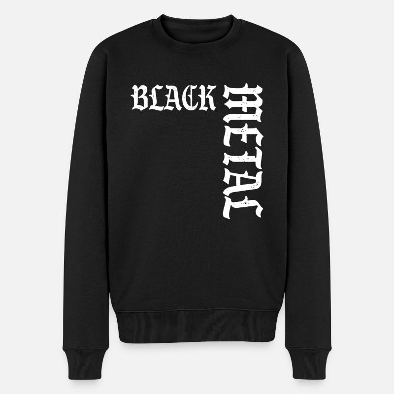 Métal noir - Pull Premium bio Homme - noir