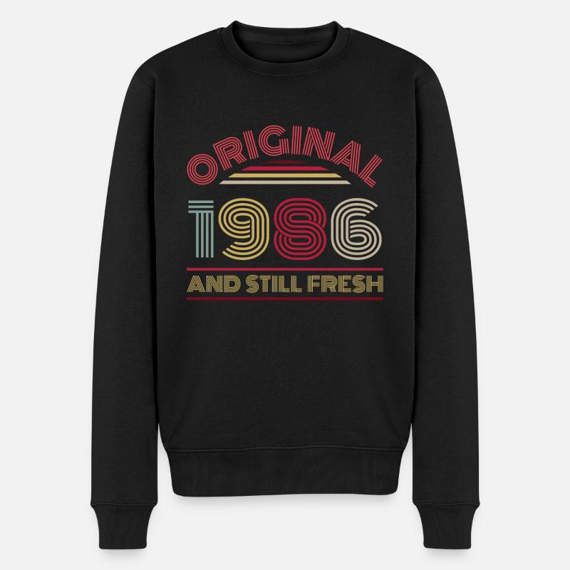 Millésime 1986 - Pull Premium bio Homme - noir