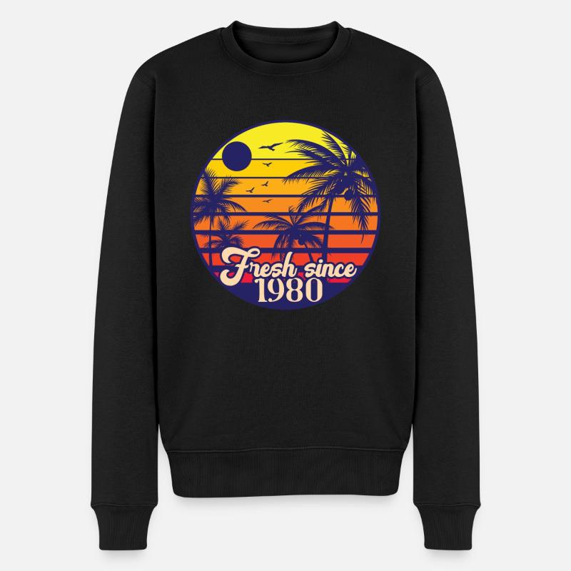 Frais depuis 1980 - Pull Premium bio Homme - noir