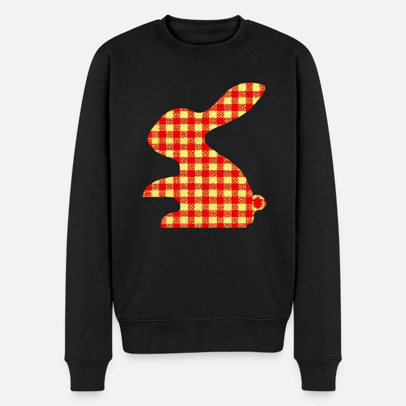 Lapin de Pâques - Pull Premium bio Homme - noir