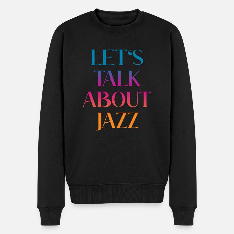 Parlons du jazz - Pull Premium bio Homme - noir