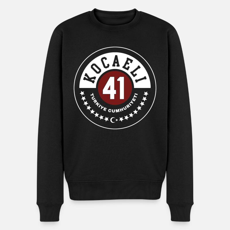 Kocaeli - Männer Premium Bio Pullover - Schwarz
