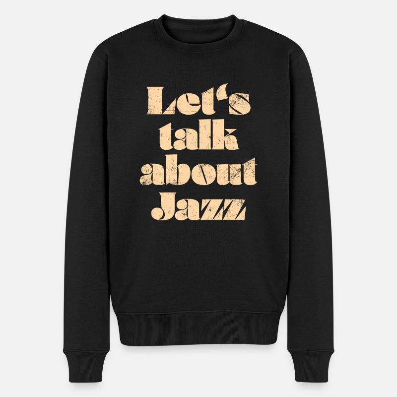 Parlons du jazz - Pull Premium bio Homme - noir