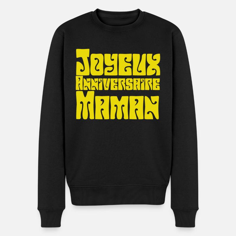 Joyeux anniversaire maman - Pull Premium bio Homme - noir