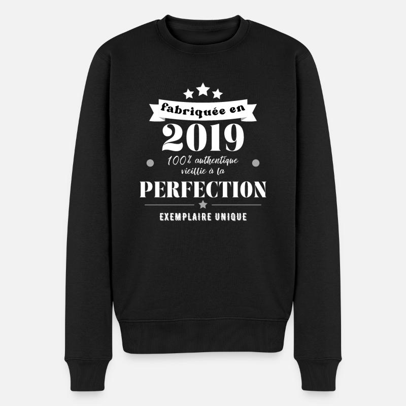 fabriquée en 2019 - Pull Premium bio Homme - noir