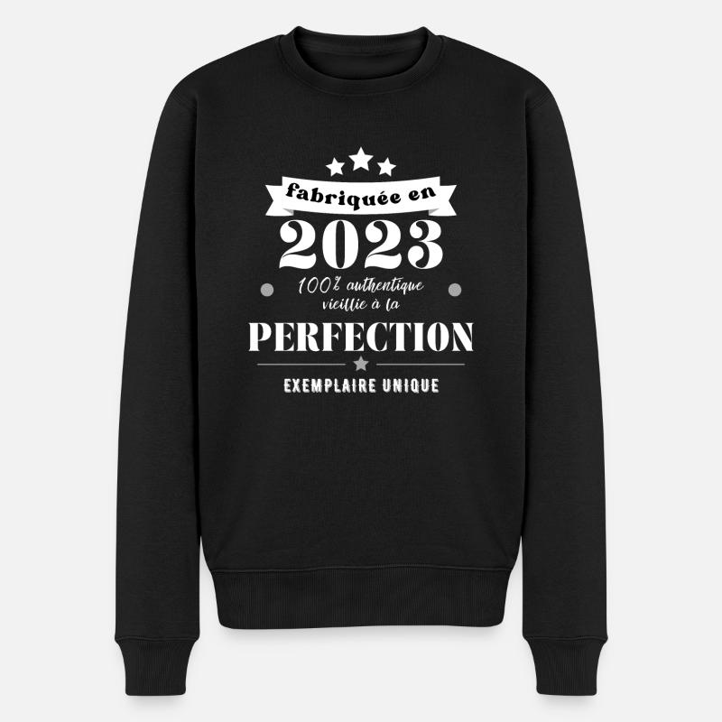 fabriquée en 2023 - Pull Premium bio Homme - noir