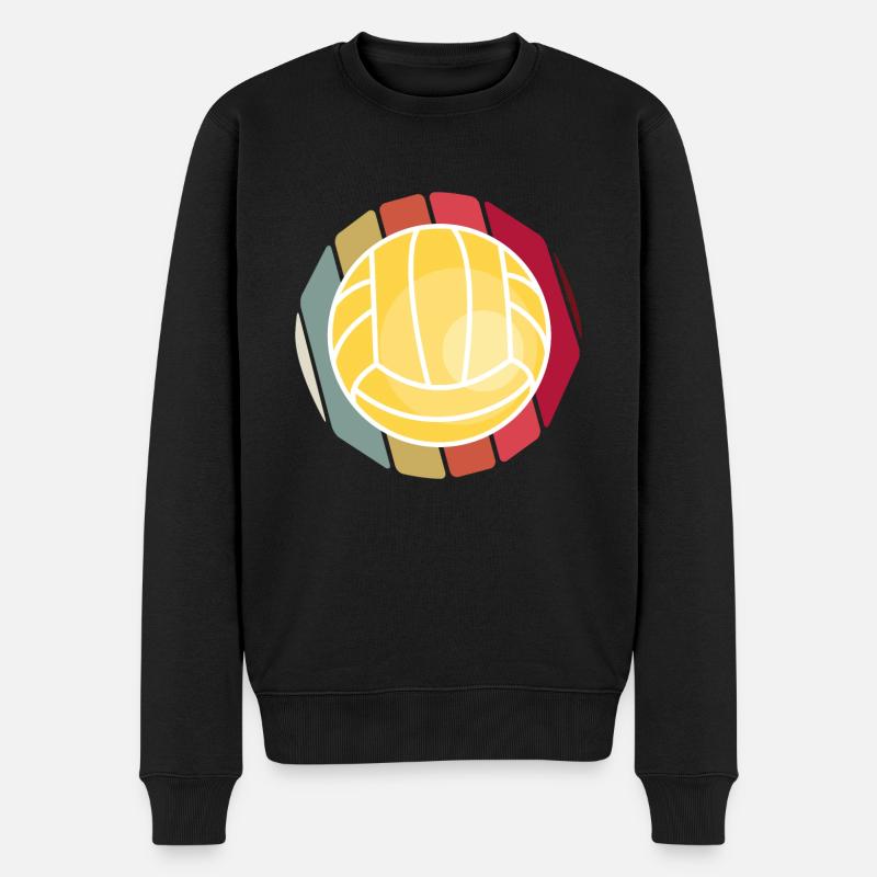Volleyball Rétro - Pull Premium bio Homme - noir