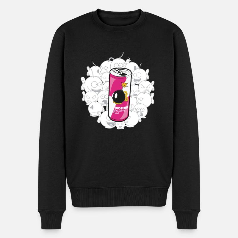 Kreativitätsgetränk MBP - Männer Premium Bio Pullover - Schwarz