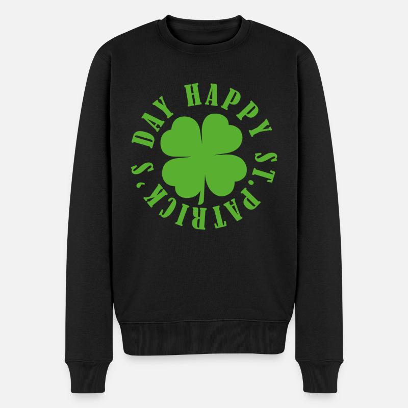 Fête de la Saint-Patrick - Pull Premium bio Homme - noir