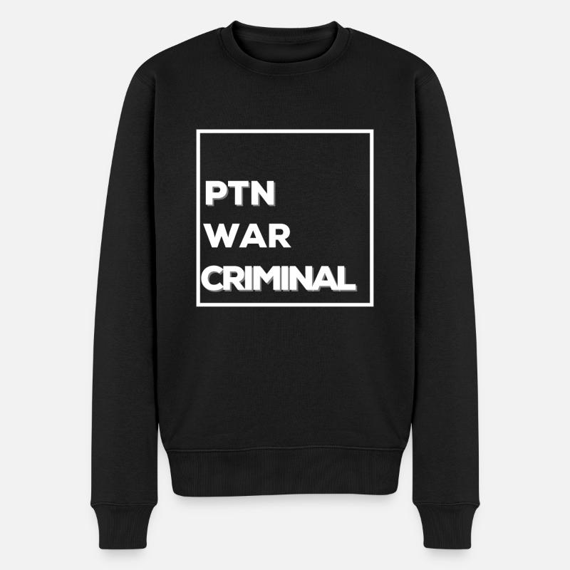 PTN War Criminal LWBT 3 - Männer Premium Bio Pullover - Schwarz