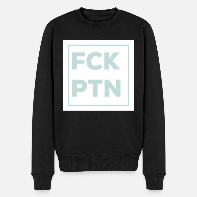 FCKPTN LGBW - Männer Premium Bio Pullover - Schwarz