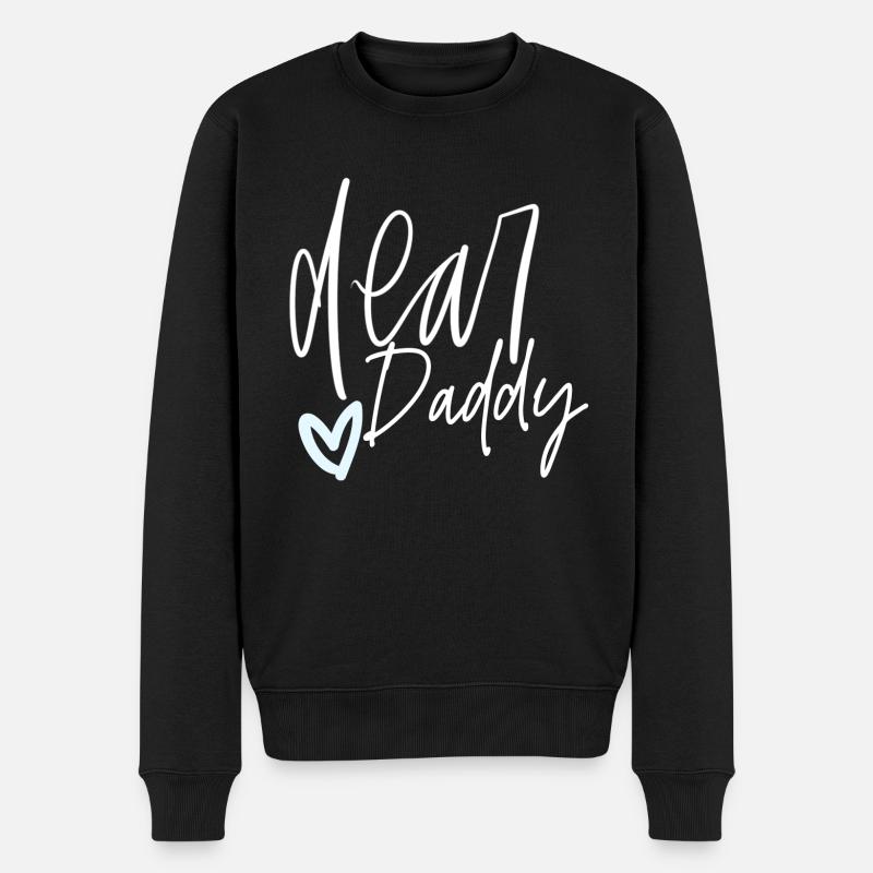 Bester Vater aller Zeiten - Männer Premium Bio Pullover - Schwarz