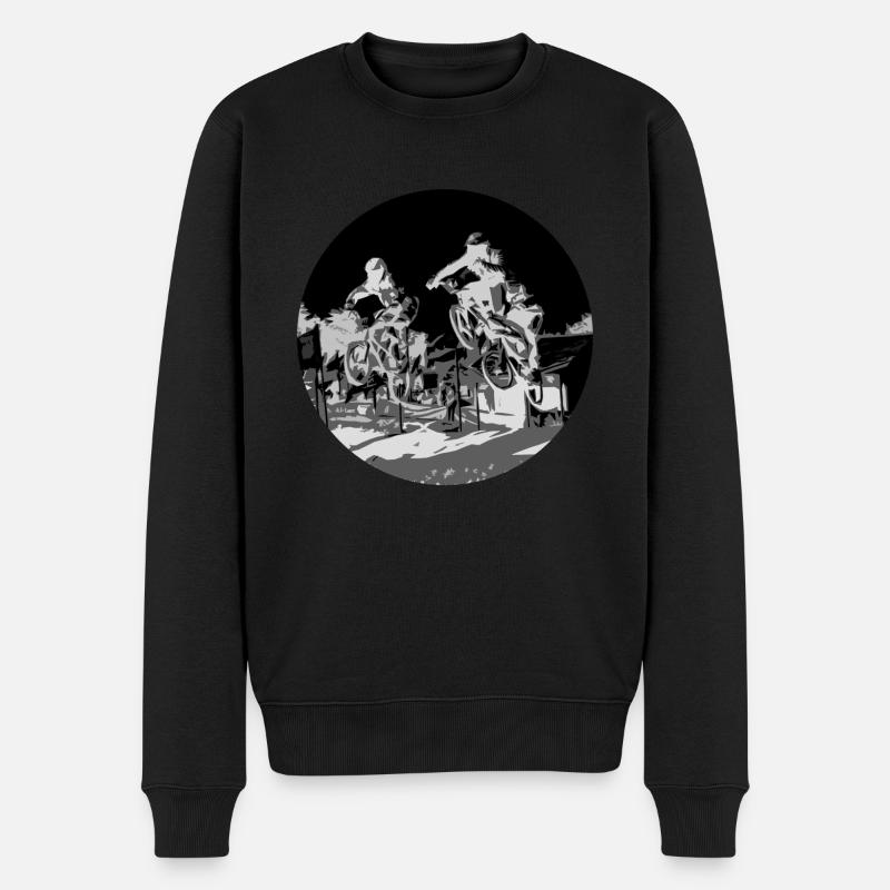 bmx - Pull Premium bio Homme - noir