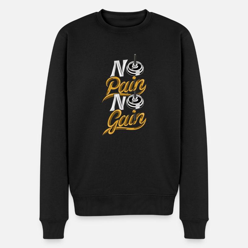 On n’a rien sans rien - Pull Premium bio Homme - noir