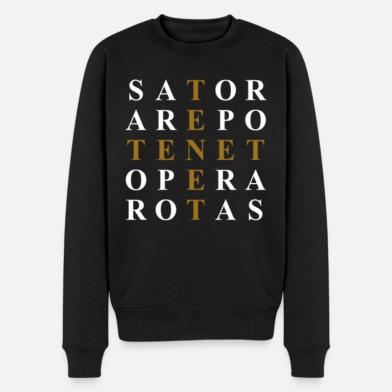 Sator - Männer Premium Bio Pullover - Schwarz