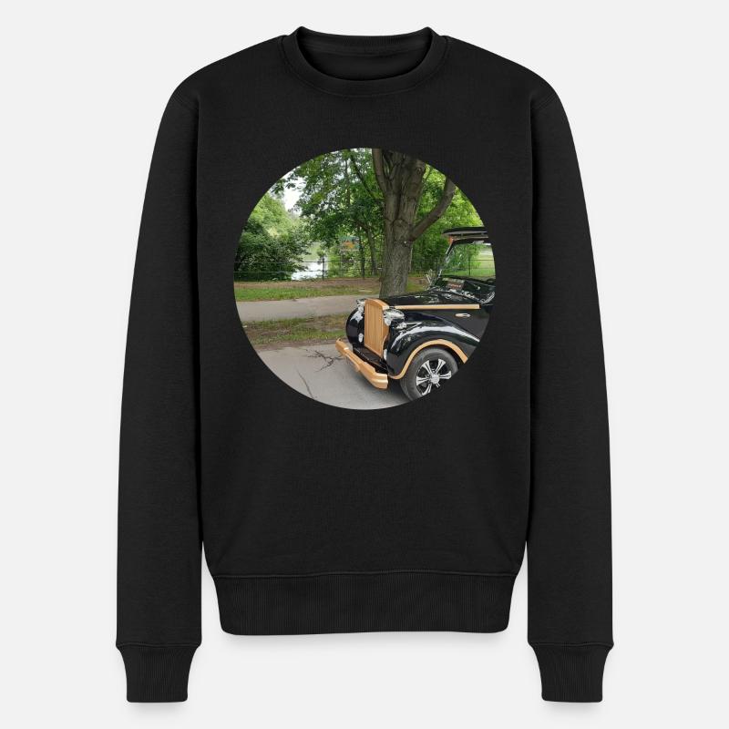 City Express Vienna Black Car 2 - Männer Premium Bio Pullover - Schwarz