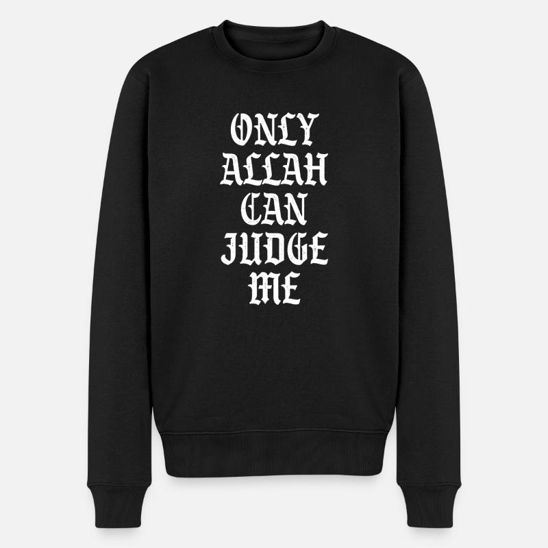 Seul Allah peut me juger - Pull Premium bio Homme - noir