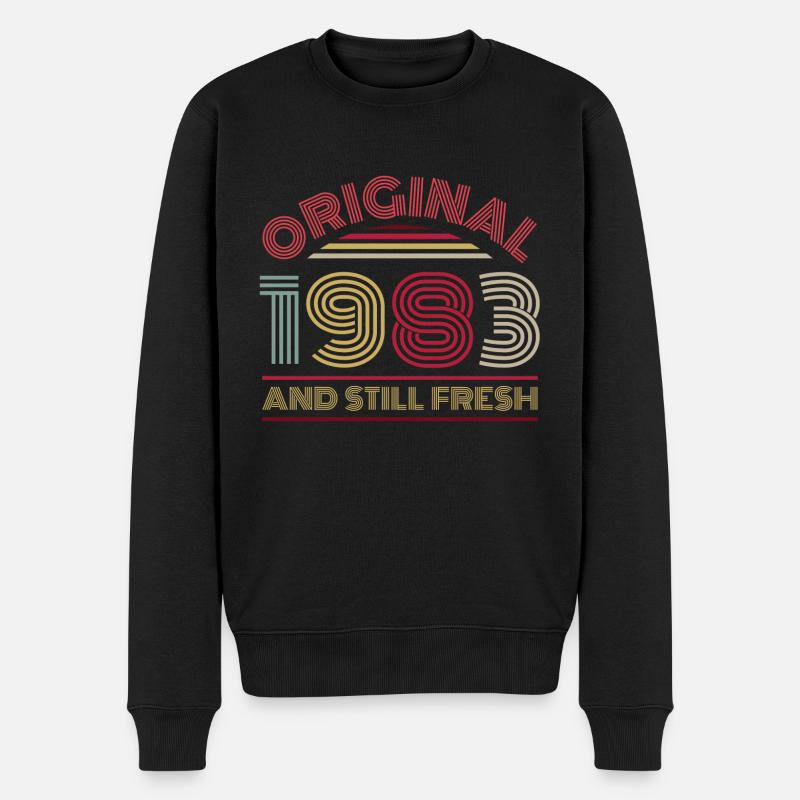 Millésime 1983 - Pull Premium bio Homme - noir