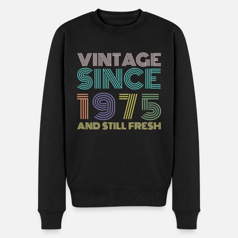Millésime 1975 - Pull Premium bio Homme - noir