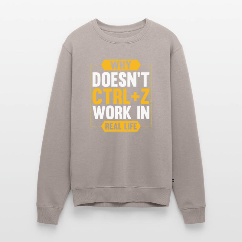 gift programmer pc CTRL Z computer Men's Premium Organic Jumper