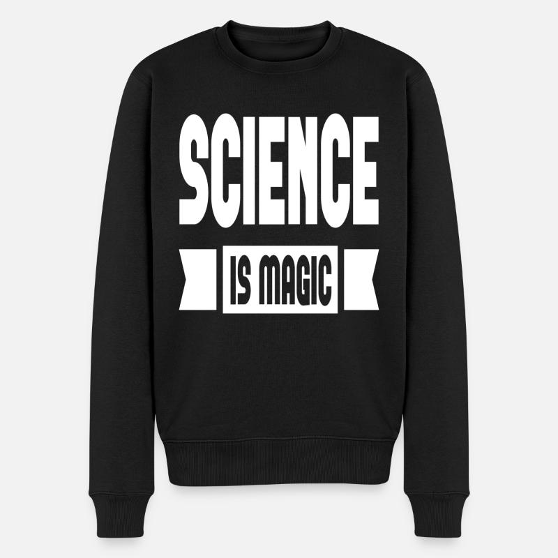 La science, c’est magique - Pull Premium bio Homme - noir