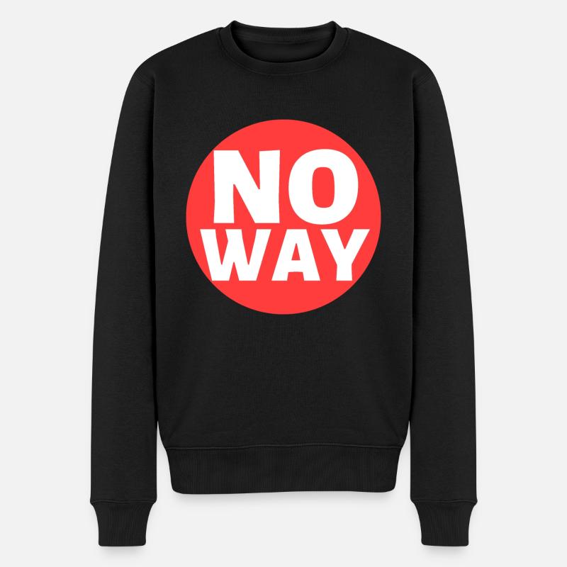 Noway Branding Elégant - Pull Premium bio Homme - noir