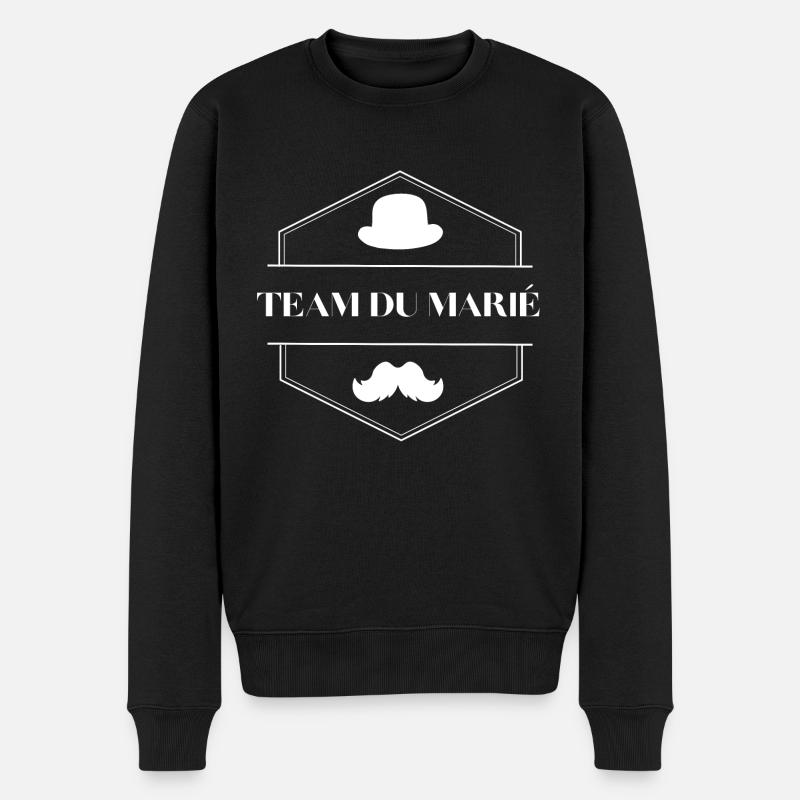 Team du marié - Pull Premium bio Homme - noir