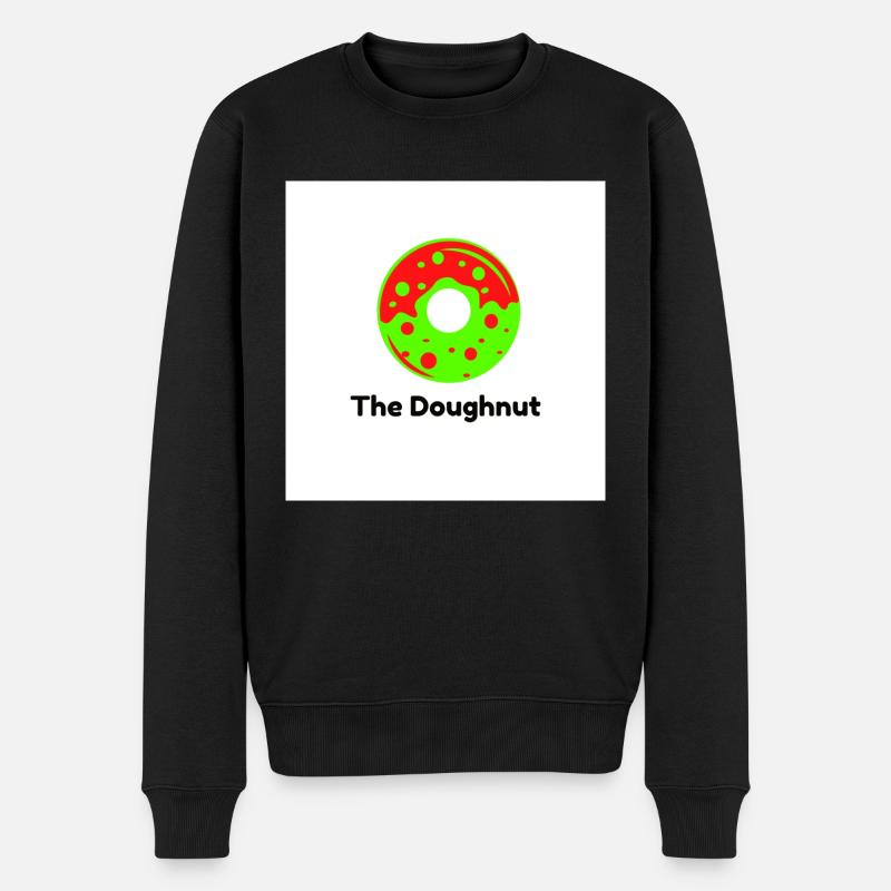 The Doughnut - Männer Premium Bio Pullover - Schwarz