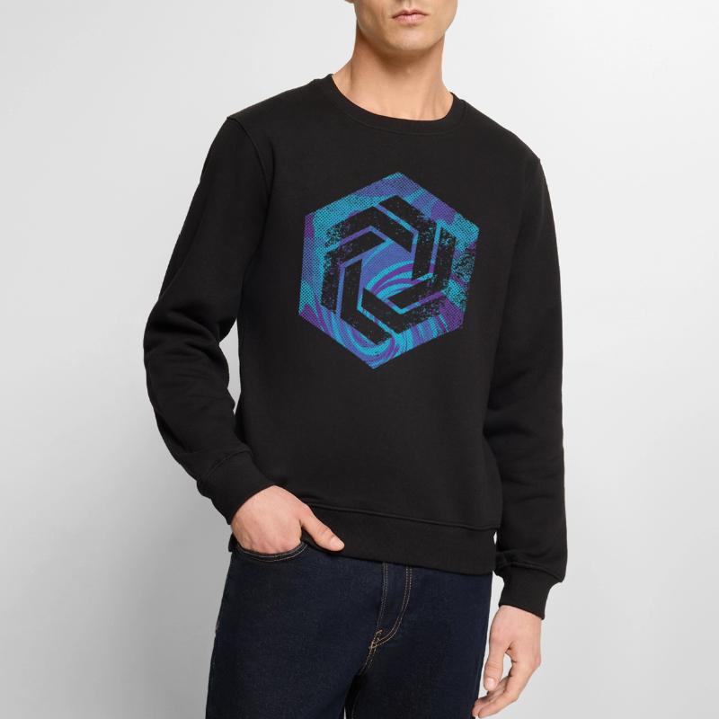 Hexagon-Programmierung Programmierer Codierung geometrisch Männer Premium Bio Pullover