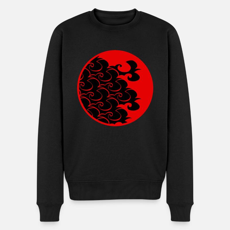 birds flight 5 - Pull Premium bio Homme - noir