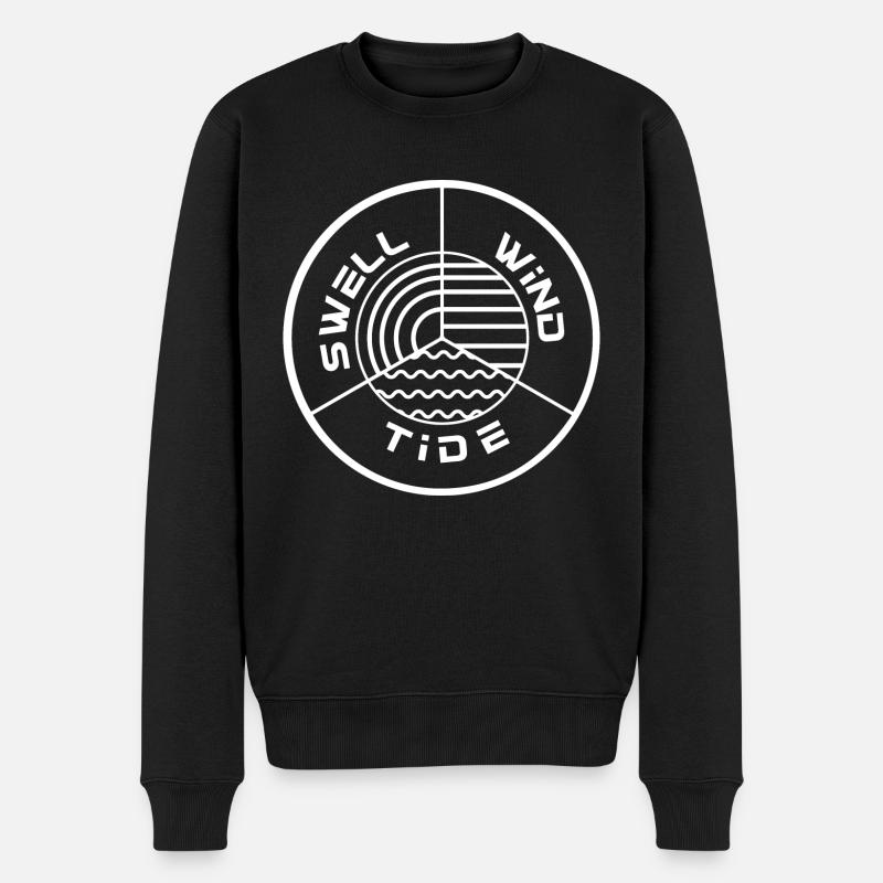 Surfing Surfboard Surfer Idée cadeau - Pull Premium bio Homme - noir