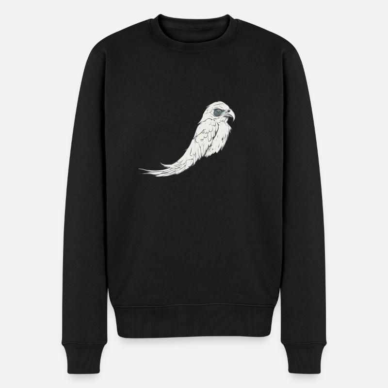 Toi Oiseau - Pull Premium bio Homme - noir