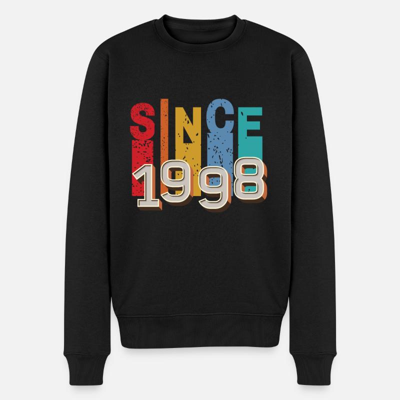 Since 1998 retro - Pull Premium bio Homme - noir