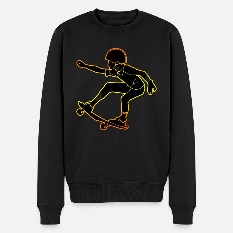 Skateboard - Pull Premium bio Homme - noir