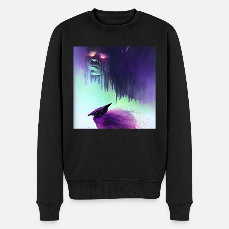 Fantasiewesen - Männer Premium Bio Pullover - Schwarz