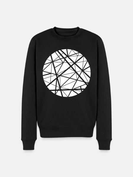 Geometric Hipster One - Men's Premium Organic Jumper - black