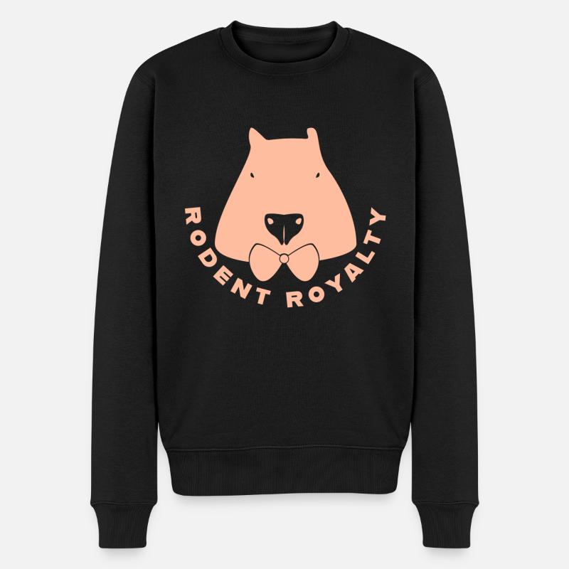 Royauté des rongeurs - Pull Premium bio Homme - noir