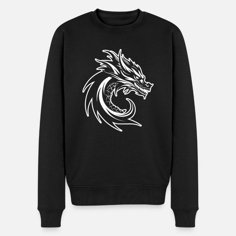 Dragon Dragon Fantasy Mythologie - Pull Premium bio Homme - noir