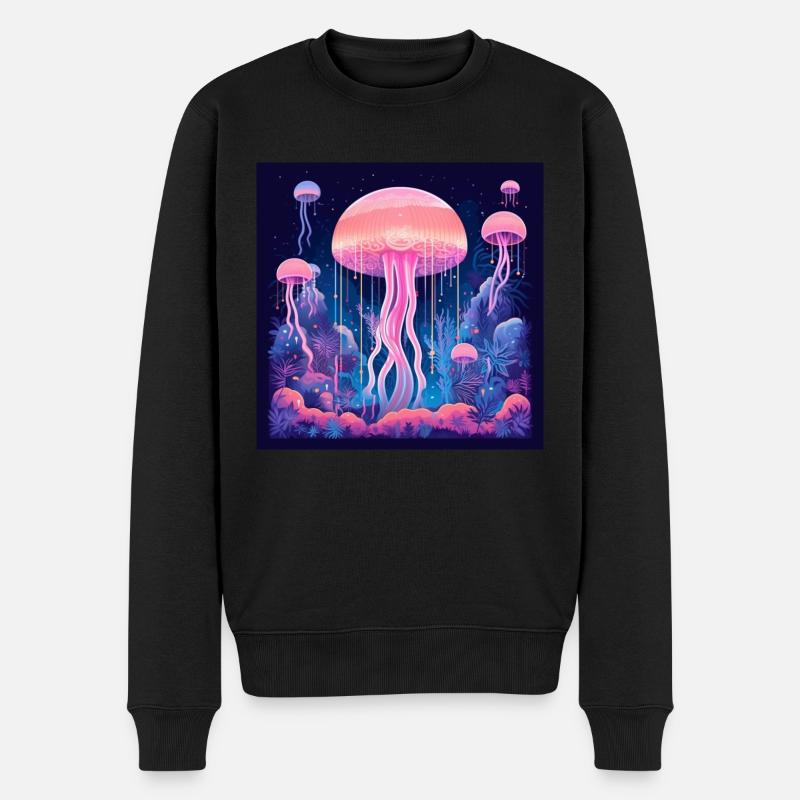 MEDUSE DESIGN ART - Pull Premium bio Homme - noir