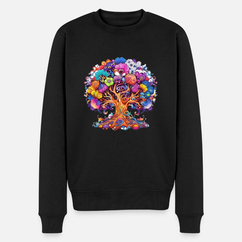 ARBRE DE VIE - Pull Premium bio Homme - noir