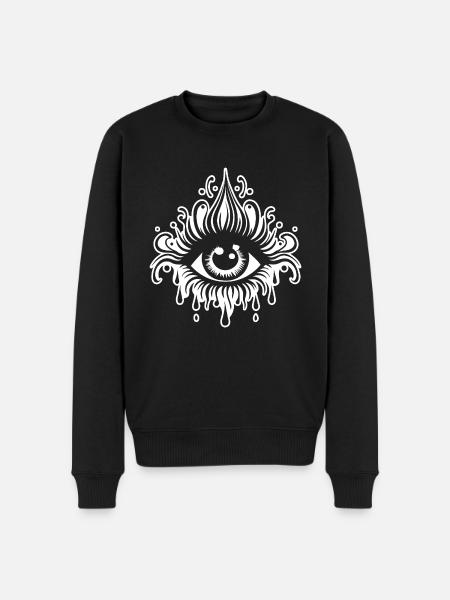Eye Eyes Ophthalmologist - Men's Premium Organic Jumper - black
